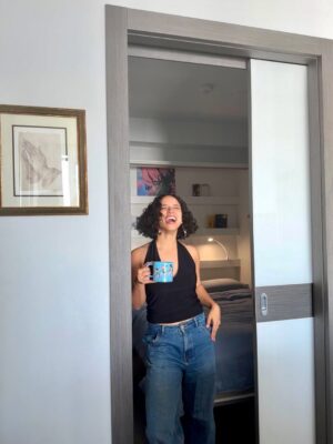 Kiana Madeira Instagram - We are absolutely obsessed with our new sliding door from @triodoors 😍

We wanted the den in our condo to feel like guests have their own private space, while also having the option to leave it open when the murphy bed is up and the den is operating more like an office space. 

The dimensions of the door frame are VERY specific and unique, so we were really struggling with finding a solution. Just as we were about to say forget it and order a curtain and rod from amazon…. we connected with Trio Doors! 🙊 

From the moment we walked into their Toronto showroom, we knew we were in the right hands. We customized everything- the system, the colour, the material, the handle, literally every detail! Not to mention the customer service and communication was truly unmatched- the kindest team ♥️

It is absolutely perfect and more than we could have imagined 🥹✨