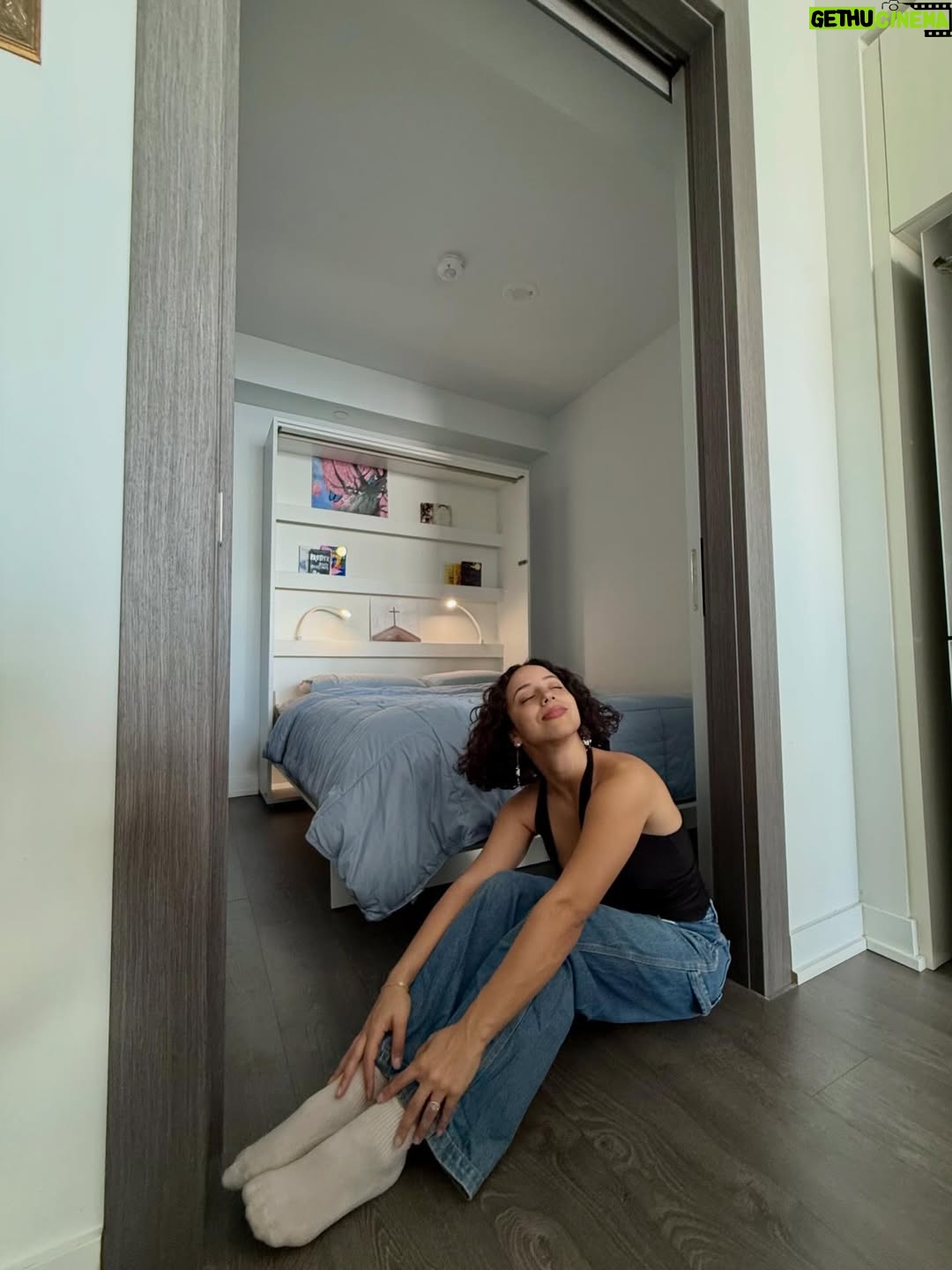 Kiana Madeira - 4.4K Likes - We are absolutely obsessed with our new sliding door from @triodoors 😍

We wanted the den in our condo to feel like guests have their own private space, while also having the option to leave it open when the murphy bed is up and the den is operating more like an office space. 

The dimensions of the door frame are VERY specific and unique, so we were really struggling with finding a solution. Just as we were about to say forget it and order a curtain and rod from amazon…. we connected with Trio Doors! 🙊 

From the moment we walked into their Toronto showroom, we knew we were in the right hands. We customized everything- the system, the colour, the material, the handle, literally every detail! Not to mention the customer service and communication was truly unmatched- the kindest team ♥️

It is absolutely perfect and more than we could have imagined 🥹✨