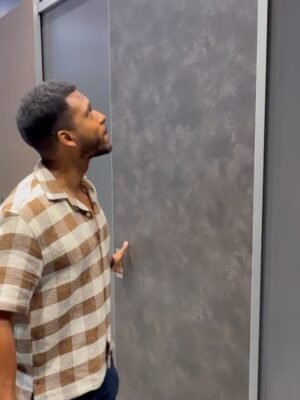 Kiana Madeira Instagram - We are absolutely obsessed with our new sliding door from @triodoors 😍
We wanted the den in our condo to feel like guests have their own private space, while also having the option to leave it open when the murphy bed is up and the den is operating more like an office space.
The dimensions of the door frame are VERY specific and unique, so we were really struggling with finding a solution. Just as we were about to say forget it and order a curtain and rod from amazon…. we connected with Trio Doors! 🙊
From the moment we walked into their Toronto showroom, we knew we were in the right hands. We customized everything- the system, the colour, the material, the handle, literally every detail! Not to mention the customer service and communication was truly unmatched- the kindest team ♥️
It is absolutely perfect and more than we could have imagined 🥹✨