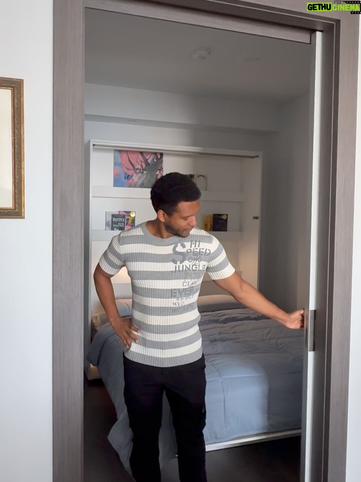 Kiana Madeira - 4.4K Likes - We are absolutely obsessed with our new sliding door from @triodoors 😍

We wanted the den in our condo to feel like guests have their own private space, while also having the option to leave it open when the murphy bed is up and the den is operating more like an office space. 

The dimensions of the door frame are VERY specific and unique, so we were really struggling with finding a solution. Just as we were about to say forget it and order a curtain and rod from amazon…. we connected with Trio Doors! 🙊 

From the moment we walked into their Toronto showroom, we knew we were in the right hands. We customized everything- the system, the colour, the material, the handle, literally every detail! Not to mention the customer service and communication was truly unmatched- the kindest team ♥️

It is absolutely perfect and more than we could have imagined 🥹✨