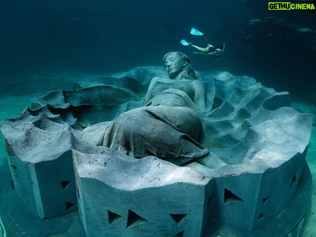 Kiko Mizuhara - 117.4K Likes - このたび、私の大好きな徳之島の海に誕生した
Jason Decaires Taylor @jasondecairestaylor の
⽔中彫刻「オーシャン・ガイア」という特別なプロジェクトに参加できたことを、心から光栄に思います🌊🤍

このプロジェクトは、構想から完成まで
約2年間にわたって準備を重ねてきたもの。
たくさんの方々の想いと力が重なって、
この日を迎えることができました。

作品は、岸からほど近い徳之島の沖合・水深5メートルの海底に静かに横たわる彫刻で、私の穏やかな表情をかたどってつくられています。高さ2メートル、幅5.5メートル、重量45トン。日本で初めてとなる本格的な水中彫刻です。

サンゴ礁の一部として設置され、外周には魚や海の生きものたちが自由に出入りできる開口部があり、アートでありながら新しい生態系の“住処”にもなっています。
やわらかく渦を描くフォルムは、 アマミホシゾラフグ がつくる精巧な砂模様や、島の山並みをモチーフにしています。

高い出生率と長寿で知られる徳之島。
島の中央に連なる山脈は妊婦の姿を思わせる優しいシルエットで、この島の自然と「命」のイメージは作品と深く響き合っています🌬️

「オーシャン・ガイア」は、母なる地球＝ガイアの神話から
インスピレーションを受け、人と海、
そして命の循環を結び直す象徴として誕生しました🌿

近年、島を離れる若者が増える中、この作品が若い世代に海や自然、文化への関心を呼び起こし、未来へとつながるきっかけになることを願っています。そして、1人でも多くの方がこの作品をきっかけに海をもっと好きになり、自然に目を向けてくれたらうれしいです❤️

海の中で「オーシャン・ガイア」が海とともに呼吸をはじめた特別な瞬間に立ち会えたことは、一生忘れられない誕生日の思い出です。

この海に静かに息づき、サンゴや生きものたちの住処になり、長い時間をかけて物語を紡いでいく姿を楽しみにしています🌊✨

徳之島の皆さん、本当にありがとうございました❤️