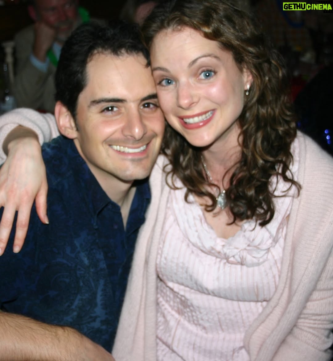 Kimberly Williams-Paisley - 165.2K Likes - 23 years today (we think, but math isn’t our strong suit). Find yourself someone you can laugh with, do some good with, and hang on tight with. Then repeat. 

Happy anniversary @bradpaisley for the twenty-somethingth time.
I love you❤️❤️
