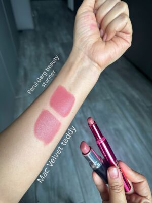 Kiwi Tandon Instagram - Dupes are great options for those who don’t want to spend a big amount on a particular shade. Of course, there will always be a difference in the formulation, but sometimes the shade match is surprisingly close.

	1.	MAC Velvet Teddy / Parul Garg Beauty Stunner
The main difference here is the formula. Parul Garg Stunner is a soft matte and transfer-proof, while MAC Velvet Teddy is a semi-matte formula and not 100% transfer-proof.

	2.	MAC Burning Love / Swiss Beauty Wine Room
Both shades look identical. MAC has a velvety matte texture and isn’t transfer-proof, while the Swiss Beauty one has a creamy formula and is also not transfer-proof.

	3.	MAC Ruby Woo / Swiss Beauty Smoking Red
Swiss Beauty Smoking Red is matte and transfer-proof but lasts around 3–4 hours. MAC Ruby Woo has a semi-matte, slightly creamier formula and is not fully transfer-proof.

	4.	MAC Mehr / LoveChild by Masaba Meetha
Both are creamy formulas and not transfer-proof, but the shades are extremely beautiful.

	5.	MAC Taupe / Nykaa Cosmetics You’re Latte
Both are creamy, not transfer-proof, and such beautiful everyday brown shades.

	6.	MAC Iconic Photo / Kay Beauty Unmasked
Kay Beauty is matte in texture and transfer-proof, while MAC has a satin finish and isn’t transfer-proof.

( lipstick dupes, high end dupes, makeup dupes, highend lipstick dupes, highenddupes ,luxurydupes , macdupes ,luxury dupes , affordable lipsticks, , dupes of makeup, mac dupes)
#makeupdupes #lipstickdupe #luxurydupes #macdupe #highenddupes
