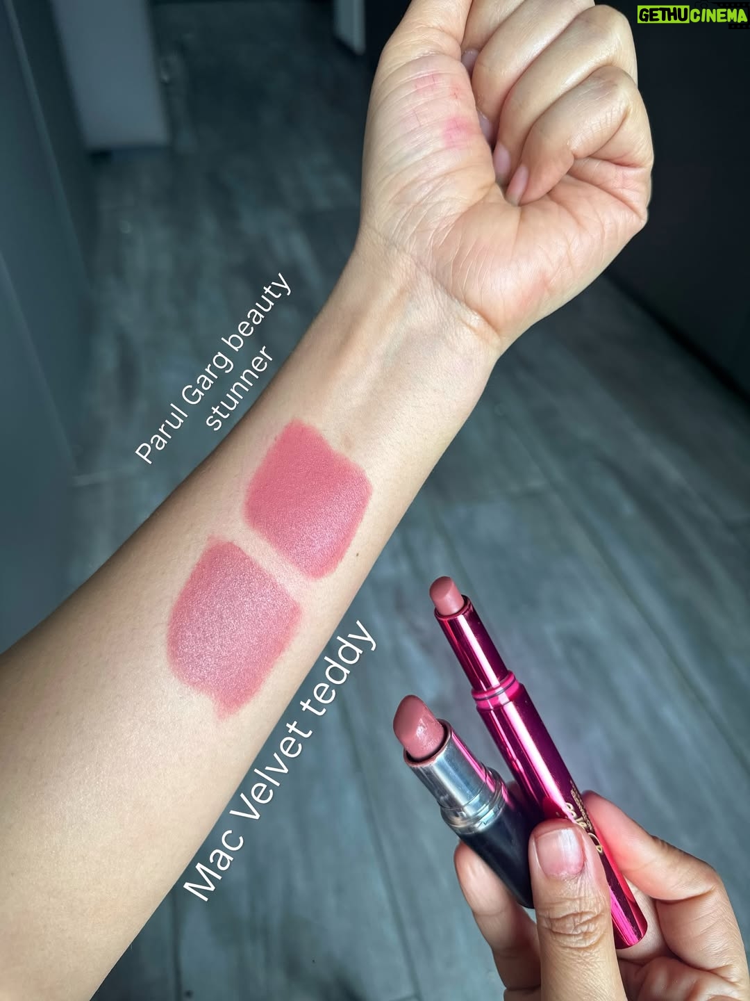 Kiwi Tandon - 2.6K Likes - Dupes are great options for those who don’t want to spend a big amount on a particular shade. Of course, there will always be a difference in the formulation, but sometimes the shade match is surprisingly close.

	1.	MAC Velvet Teddy / Parul Garg Beauty Stunner
The main difference here is the formula. Parul Garg Stunner is a soft matte and transfer-proof, while MAC Velvet Teddy is a semi-matte formula and not 100% transfer-proof.

	2.	MAC Burning Love / Swiss Beauty Wine Room
Both shades look identical. MAC has a velvety matte texture and isn’t transfer-proof, while the Swiss Beauty one has a creamy formula and is also not transfer-proof.

	3.	MAC Ruby Woo / Swiss Beauty Smoking Red
Swiss Beauty Smoking Red is matte and transfer-proof but lasts around 3–4 hours. MAC Ruby Woo has a semi-matte, slightly creamier formula and is not fully transfer-proof.

	4.	MAC Mehr / LoveChild by Masaba Meetha
Both are creamy formulas and not transfer-proof, but the shades are extremely beautiful.

	5.	MAC Taupe / Nykaa Cosmetics You’re Latte
Both are creamy, not transfer-proof, and such beautiful everyday brown shades.

	6.	MAC Iconic Photo / Kay Beauty Unmasked
Kay Beauty is matte in texture and transfer-proof, while MAC has a satin finish and isn’t transfer-proof.

( lipstick dupes, high end dupes, makeup dupes, highend lipstick dupes, highenddupes ,luxurydupes , macdupes ,luxury dupes , affordable lipsticks, , dupes of makeup, mac dupes)
#makeupdupes #lipstickdupe #luxurydupes #macdupe #highenddupes