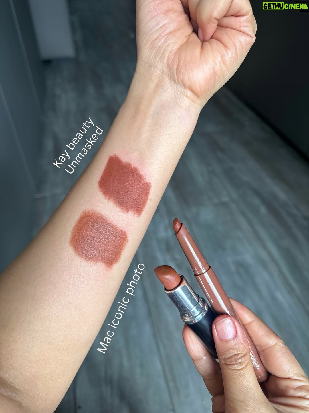 Kiwi Tandon - 2.6K Likes - Dupes are great options for those who don’t want to spend a big amount on a particular shade. Of course, there will always be a difference in the formulation, but sometimes the shade match is surprisingly close.

	1.	MAC Velvet Teddy / Parul Garg Beauty Stunner
The main difference here is the formula. Parul Garg Stunner is a soft matte and transfer-proof, while MAC Velvet Teddy is a semi-matte formula and not 100% transfer-proof.

	2.	MAC Burning Love / Swiss Beauty Wine Room
Both shades look identical. MAC has a velvety matte texture and isn’t transfer-proof, while the Swiss Beauty one has a creamy formula and is also not transfer-proof.

	3.	MAC Ruby Woo / Swiss Beauty Smoking Red
Swiss Beauty Smoking Red is matte and transfer-proof but lasts around 3–4 hours. MAC Ruby Woo has a semi-matte, slightly creamier formula and is not fully transfer-proof.

	4.	MAC Mehr / LoveChild by Masaba Meetha
Both are creamy formulas and not transfer-proof, but the shades are extremely beautiful.

	5.	MAC Taupe / Nykaa Cosmetics You’re Latte
Both are creamy, not transfer-proof, and such beautiful everyday brown shades.

	6.	MAC Iconic Photo / Kay Beauty Unmasked
Kay Beauty is matte in texture and transfer-proof, while MAC has a satin finish and isn’t transfer-proof.

( lipstick dupes, high end dupes, makeup dupes, highend lipstick dupes, highenddupes ,luxurydupes , macdupes ,luxury dupes , affordable lipsticks, , dupes of makeup, mac dupes)
#makeupdupes #lipstickdupe #luxurydupes #macdupe #highenddupes
