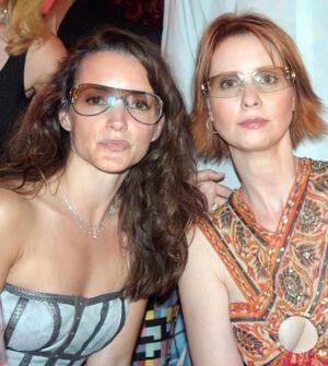 Kristin Davis Instagram - A very Y2K moment