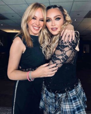 Kylie Minogue Instagram - Reminiscing … 💕 Can’t believe this was 2 years ago @madonna !!