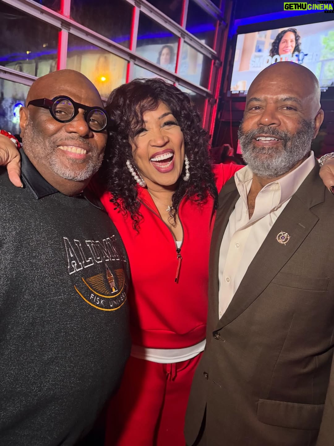 Kym Whitley - 8.8K Likes - 100 years celebration #alphabeta100years 
DeltaSigmaThetaSororityInc FISK UNIVERSITY 💙💛 we had a ball, I love my sorors! There was even an AKA and  a Kappa the group! The President of Fisk University, Dr. Walter Clark she’s about her business and is always fly! #AOML ❤️🫶🏽🔺