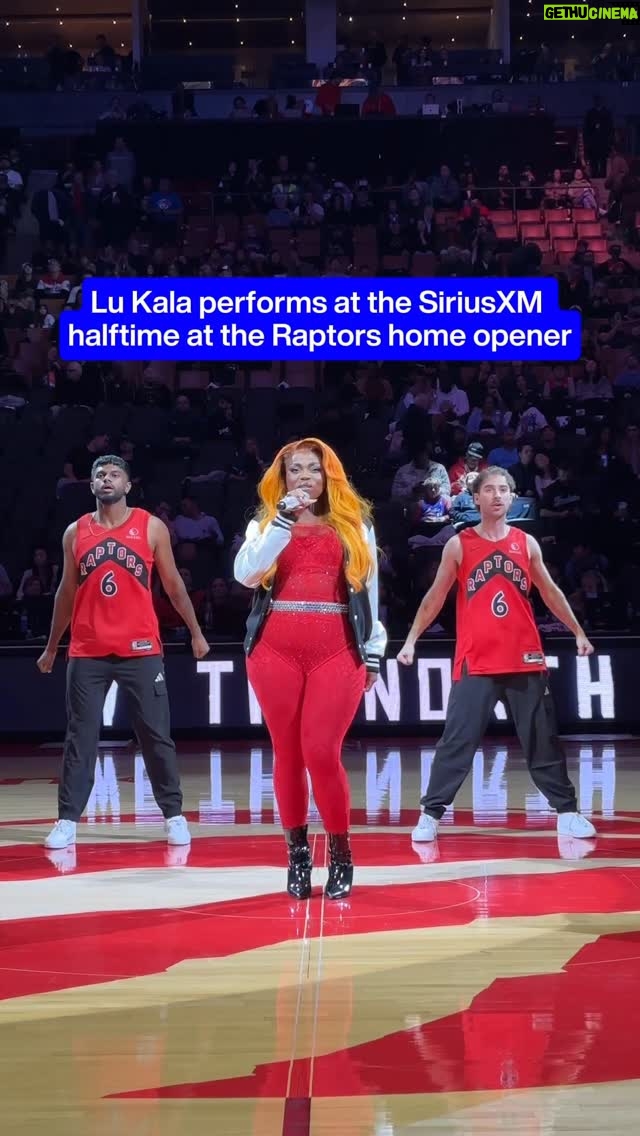 LU KALA - 3.2K Likes - We’re in our Pretty Girl Era 💁‍♀️ with @igobylu at the SiriusXM halftime show at the @raptors game.

#PrettyGirlEra #LuKala #RaptorsGame #Basketball #Toronto