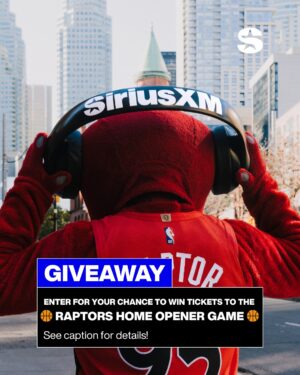LU KALA Instagram - 🏀Toronto Raptors Home Opener Game Ticket Giveaway! 🏀
Want to win a pair of tickets to the Toronto Raptors home opener game game with a halftime show featuring @igobylu, presented by SiriusXM on October 24th, 2025? 🎟️✨
To enter for your chance to win, between 12PM (noon) ET on Friday October 17th and 9am ET October 22nd, 2025:
1. Like this post ❤️
2. Follow @SiriusXMCanada
3. Tag a friend (more tags = more entries)

A total of one (1) winner for the giveaway will be selected October 22nd, 2025 on or around 12 PM (noon), and provided a pair of tickets. 
The giveaway is only open to individuals who are legal residents of Ontario and who are of the age of majority at time of entry. No purchase necessary. Skill testing question required. Full rules and regulations are at the link in bio.