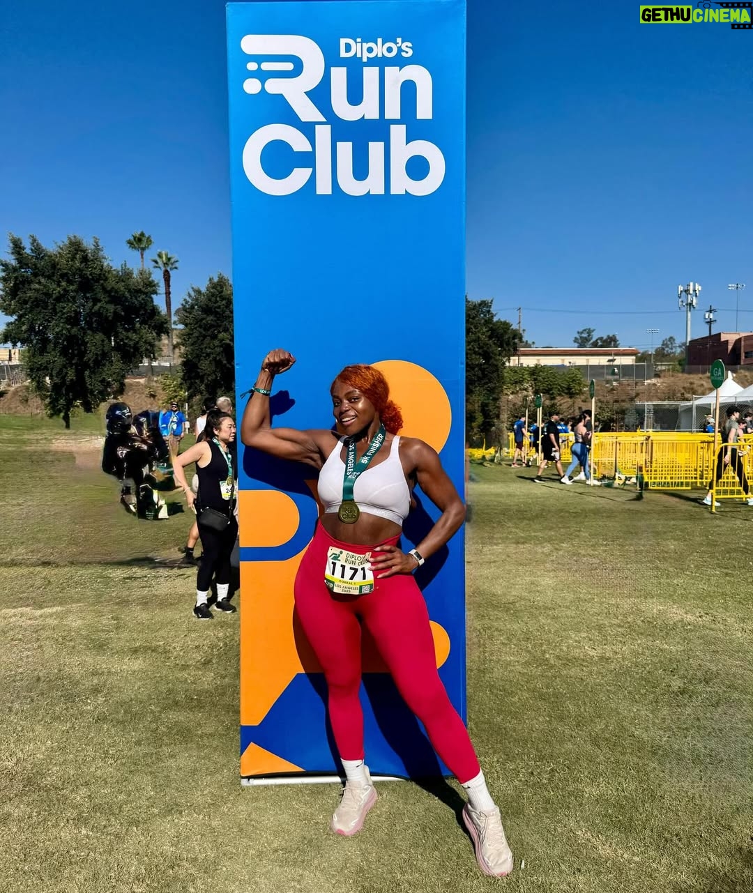 LU KALA - 3.8K Likes - Ran in a 5K race yesterday and my body did not let me down. I did it in 36 mins, 45 mins was my goal🥹🙏🏾 So proud of me!!! S/o my running gyal @mallory.laurenn for keeping me going🧡 @diplosrunclub was litttt!!!!