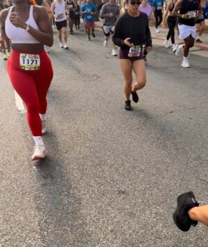 LU KALA Instagram - Ran in a 5K race yesterday and my body did not let me down. I did it in 36 mins, 45 mins was my goalš„¹šš¾ So proud of me!!! S/o my running gyal @mallory.laurenn for keeping me goingš§” @diplosrunclub was litttt!!!!