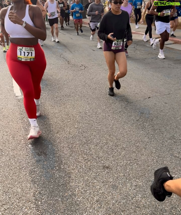 LU KALA - 3.8K Likes - Ran in a 5K race yesterday and my body did not let me down. I did it in 36 mins, 45 mins was my goal🥹🙏🏾 So proud of me!!! S/o my running gyal @mallory.laurenn for keeping me going🧡 @diplosrunclub was litttt!!!!