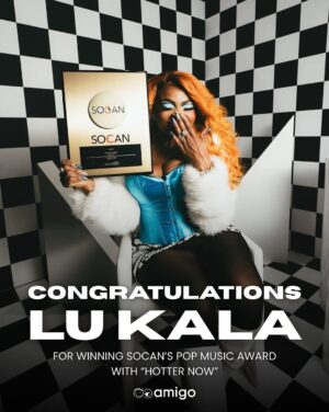 LU KALA Instagram - Congratulations to our @igobylu on her 2025 @socanmusic Pop Music Award!