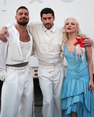 Lady Gaga Instagram - Thank you Benito for including me in this powerful, important, and meaningful performance. I am so humbled to be a part of this moment. It’s all the more special because it was with you and your beautiful heart and music. ❤️❤️❤️❤️❤️❤️ All my love to Benito, Ricky and the whole cast. Thank you to @chloeandchenelle and @luar for my beautiful styling and fashion ❤️ All of your talent and love made that beautiful dress come to life.