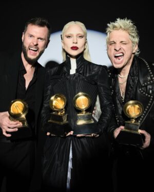 Lady Gaga Instagram - Thank you to the monster community for continuing to see the artist in me and inspiring me to keep going deeper into my art. I am so humbled and grateful for this moment. I dove deep into my soul creating MAYHEM– detailing every lyric, melody and sound on this album with my partner Michael and our astounding collaborators Andrew Watt, Cirkut and Gesaffelstein. This was an artistic highlight of my career and an experience I’ll cherish forever. It is a true blessing to be celebrated by the music community in this way. What an honor this whole evening was, we are all so thankful.