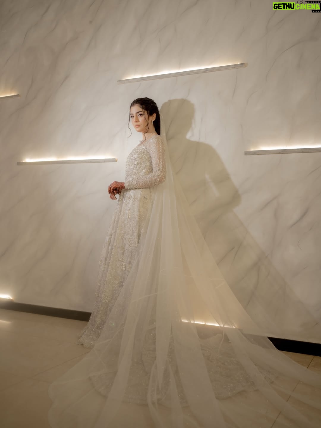 Laiba Khan - 721.3K Likes - I found a love ❤️Alhamdulillah 
💄 @hooram_noor_salon
👗 @mysiebytahira by @stylebykiranraza 
💎 @divine_jewels.official
Groom’s Dress @zasonsofficial
Venue @thecorumbanquet
📷 @abdulsamadzia 
Managed by The One @0fficialmahnoorkhan & @trickytechagency