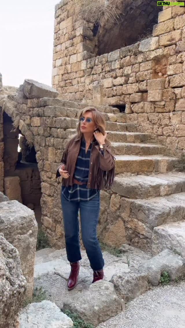 Lama Lawand - 1.6K Likes - Beautiful shots in a land full of history 🇱🇧✨ 

Hair by @capelli.lb @joseph.a.zgheib 
Makeup @makeupbyjoyce___  @glamconcept.lb 
Dressed by @boutiqueviviane
