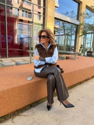 Lama Lawand Instagram - 🤎 

Hair @joseph.a.zgheib 
Dressed by @boutiqueviviane