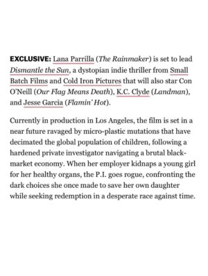 Lana Parrilla Instagram - Independent film is where fearless storytelling lives and I’m proud to be part of this one 💪🎥

 #dismantlethesun #indiefilm #indiefilmrevolution #neowestern #neonoir