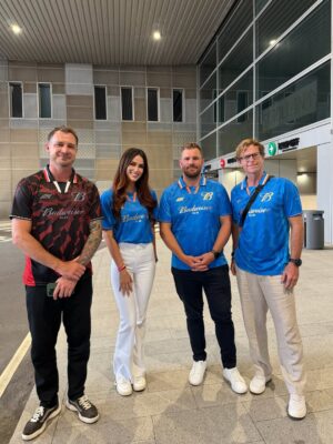 Larissa Bonesi Instagram - The last 3 days have been nothing short of INCREDIBLE! 🏏✨

For the first time ever, I got to experience the electrifying energy of a cricket stadium and witnessing those unforgettable moments live on the field made it even more special. Still getting goosebumps thinking about how lucky I was to be there in those once-in-a-lifetime moments.

Grateful for experiences that turn into memories forever ♥️
Thank you @budweiserindia for making it all so unforgettable and special from day one !! 🙌🏽🔥 

India, I love you 🇮🇳🙏🏻♥️ You deserved it ! Jai Hind !

#BudweiserIndia #InTheHandsOfFans #BudxICC #T20 #Budhotel