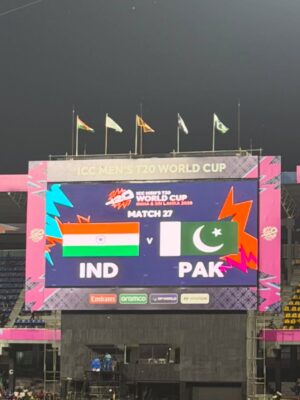 Larissa Bonesi Instagram - The last 3 days have been nothing short of INCREDIBLE! 🏏✨

For the first time ever, I got to experience the electrifying energy of a cricket stadium and witnessing those unforgettable moments live on the field made it even more special. Still getting goosebumps thinking about how lucky I was to be there in those once-in-a-lifetime moments.

Grateful for experiences that turn into memories forever ♥️
Thank you @budweiserindia for making it all so unforgettable and special from day one !! 🙌🏽🔥 

India, I love you 🇮🇳🙏🏻♥️ You deserved it ! Jai Hind !

#BudweiserIndia #InTheHandsOfFans #BudxICC #T20 #Budhotel