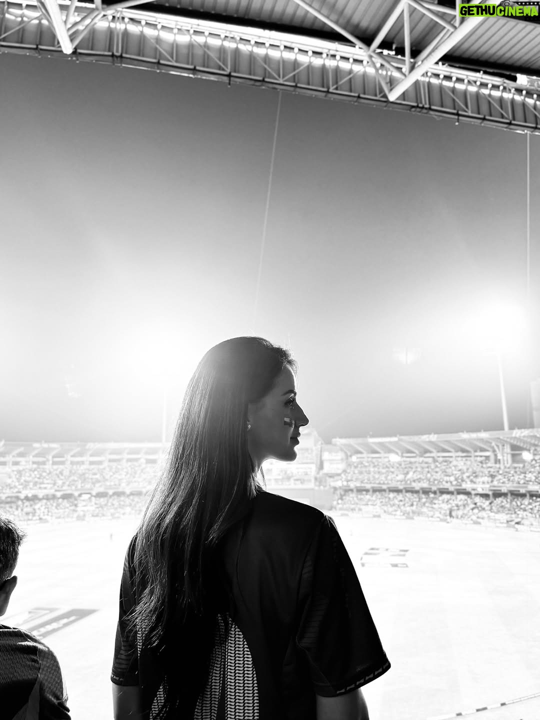 Larissa Bonesi - 17.2K Likes - The last 3 days have been nothing short of INCREDIBLE! 🏏✨

For the first time ever, I got to experience the electrifying energy of a cricket stadium and witnessing those unforgettable moments live on the field made it even more special. Still getting goosebumps thinking about how lucky I was to be there in those once-in-a-lifetime moments.

Grateful for experiences that turn into memories forever ♥️
Thank you @budweiserindia for making it all so unforgettable and special from day one !! 🙌🏽🔥 

India, I love you 🇮🇳🙏🏻♥️ You deserved it ! Jai Hind !

#BudweiserIndia #InTheHandsOfFans #BudxICC #T20 #Budhotel