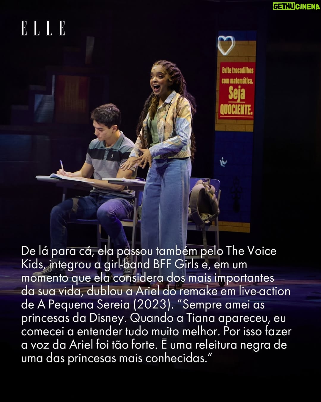 Laura Castro - 12.9K Likes - A adaptação nacional de @meninasmalvadasomusicalbr, estrelada pela atriz, cantora e dubladora @lauracastro, estreou em março, no Teatro Santander, em São Paulo, e, desde então, o espetáculo — baseado em um dos grandes clássicos dos anos 2000 escrito por Tina Fey — tem lotado sessões todos os fins de semana. Além do sucesso da montagem, Laura também coleciona um feito marcante: é dela o título de ser a primeira atriz negra a interpretar Cady Heron na história das remontagens do musical ao redor do mundo. 

Na #ELLEView de maio, nosso editor @pedrojcamargo_ se encontrou com as estrelas dos musicais mais bem-sucedidos do ano e, entre camarins, backstages e coxias, elas revelaram o caminho árduo que percorreram até aqui. Quer ler a reportagem completa? Acesse elle.com.br e assine nossa revista digital, com conteúdos exclusivos. É só R$12,50 por mês! (fotos: @rogeriocavalcanti)