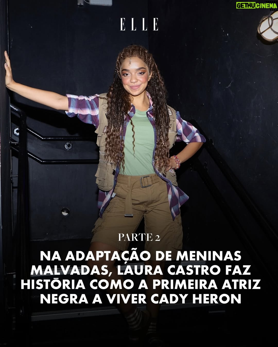 Laura Castro - 12.9K Likes - A adaptação nacional de @meninasmalvadasomusicalbr, estrelada pela atriz, cantora e dubladora @lauracastro, estreou em março, no Teatro Santander, em São Paulo, e, desde então, o espetáculo — baseado em um dos grandes clássicos dos anos 2000 escrito por Tina Fey — tem lotado sessões todos os fins de semana. Além do sucesso da montagem, Laura também coleciona um feito marcante: é dela o título de ser a primeira atriz negra a interpretar Cady Heron na história das remontagens do musical ao redor do mundo. 

Na #ELLEView de maio, nosso editor @pedrojcamargo_ se encontrou com as estrelas dos musicais mais bem-sucedidos do ano e, entre camarins, backstages e coxias, elas revelaram o caminho árduo que percorreram até aqui. Quer ler a reportagem completa? Acesse elle.com.br e assine nossa revista digital, com conteúdos exclusivos. É só R$12,50 por mês! (fotos: @rogeriocavalcanti)