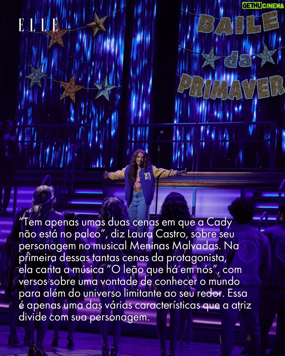 Laura Castro - 12.9K Likes - A adaptação nacional de @meninasmalvadasomusicalbr, estrelada pela atriz, cantora e dubladora @lauracastro, estreou em março, no Teatro Santander, em São Paulo, e, desde então, o espetáculo — baseado em um dos grandes clássicos dos anos 2000 escrito por Tina Fey — tem lotado sessões todos os fins de semana. Além do sucesso da montagem, Laura também coleciona um feito marcante: é dela o título de ser a primeira atriz negra a interpretar Cady Heron na história das remontagens do musical ao redor do mundo. 

Na #ELLEView de maio, nosso editor @pedrojcamargo_ se encontrou com as estrelas dos musicais mais bem-sucedidos do ano e, entre camarins, backstages e coxias, elas revelaram o caminho árduo que percorreram até aqui. Quer ler a reportagem completa? Acesse elle.com.br e assine nossa revista digital, com conteúdos exclusivos. É só R$12,50 por mês! (fotos: @rogeriocavalcanti)