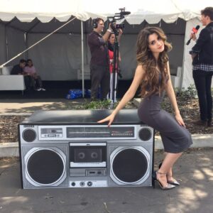 Laura Marano Instagram - 2016!!!! Truly one of the most special years of my life!!!! Except November…I like to pretend November didn’t happen….

Let me take you through that year…

1. Performing Boombox for the first time on tv at the RDMAs!

2. I took many a photo with boomboxes that year…

3. The start of my rap career

4. Rehearsing for my first music video ever!

5. The first episode of my radio show For The Record with some of my favorite people ever

6. My first music video ever!!

7. The BBMAs round table, which is the first thing I ever did with Dick Clark Productions

8. Getting to be one of the red carpet hosts for the BBMAs in Vegas 

9. Performing Boombox at Wango Tango

10. Performing on the Today Show because of Elvis Duran (who I love with my whole heart)

11. Ken truly being one of the best and funniest people I know, while being in my La La visual, and having it play before my performance at MSG

12. One of my last photos with my favorite girl ❤️

13. A mic stand literally coming out of nowhere at the Teen Choice Awards

14. Another one of many episodes of For The Record!

15. Filming the Miraculous Ladybug music video 🐞 @jeremyzag 

16. A selfie from filming Ladybird🎥

17. VMAs!!!! 

18. Taking over the socials for We Can Survive at Hollywood Bowl 💖 @1michaelmartin 

19. Being a judge at Miss America!

20. Hosting the AMAs carpet!!!