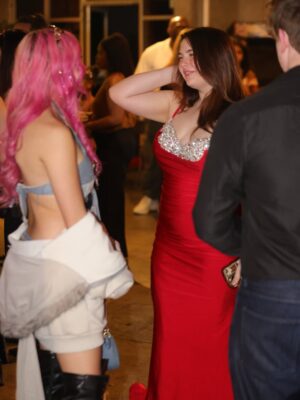 Lexi Rabe Instagram - @rhinestone_sugar Oscar pre-party Jessica you killed she killed it! Red dress by @jessicaangelcollection -Felt legit like pretty woman!!! thx @thewnk ❤️ for the amazing photos you always capture the real me in the middle of all my modeling poses. What a fun night. Love seeing all my friends there and getting to watch @pejaanne perform as always🥰 #oscarpreparty #oscars #magazine @famecast your space was magical as always!! Love ya Silvia!! And @thebellopizza vegan cheese pizza totally hit the spot for your dairy free girly. @rabe.logann looking great