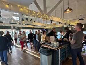 Lilián García Instagram - What an incredible day celebrating the revamp of @properhoproswell ! 🍻✂️
A huge thank you to @roswell_inc & @slsharrison for such a beautiful ribbon cutting and to this amazing community that continues to show up and support us.
@patrick.ellrich and I are so grateful for each and every one of you—this place is more than a taphouse, it’s a gathering spot built by community. ❤️
And what makes it even more special for us… this is the very place where we met and our love story began.🥹✨
Here’s to more amazing memories together! 🤗❤️