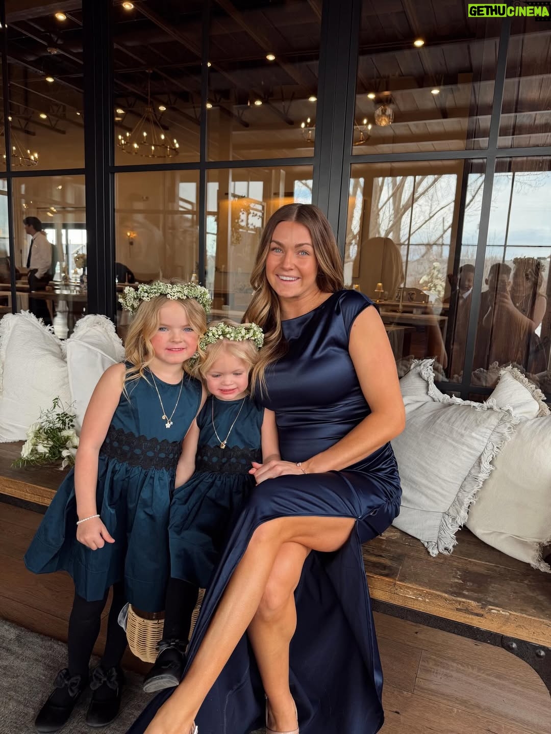 Lindsay Arnold - 101.1K Likes - The best weekend celebrating the Burt's 🥹🫶🏻 our nanny of 4 years @_bailey_burt married Sam's step brother @isaac_burt08 and we are all over the moon about it! We love them both so much 🫶🏻

#wedding #auntanduncle #flowergirls