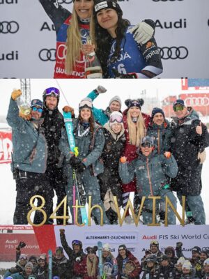 Lindsey Vonn Instagram - Well… I’ve had the red leader bib from the first race of the season until now, but in all likelihood tomorrow will be my last day as #1. At the beginning of the season no one would have ever believed I would be even close to this position. And I bet people would have laughed if it was even suggested. But winning the title was my goal… and I came painfully close to achieving it. 

I’m not one to talk about things I’ve achieved but in this instance I feel I need to, maybe more to remind myself than anything else… 

I was on the podium of every single downhill race, including 2 wins. I clawed my way back to #1 in the world after being retired for 6 years with a partial knee replacement and that alone was an incredible achievement I won’t ever forget. Even though in a few days no one will remember that I almost won the season title, I will remember. I didn’t want to win the title to prove anything to anyone. I did it because I knew I could. I just wish I had a chance to fight until the end to try and get it… 

However, as I sit here I have to reflect and wonder; why does a title mean so much to me? Why am I crying over a crystal trophy?

It’s because skiing has always been the thing I love to do most in this world. It has always brought me incredible joy, especially this season. But what I am realizing is that not having one more title doesn’t make this season less extraordinary. It doesn’t take away the joy I had standing in the starting gate or crossing the finish line and seeing #1 next to my name. It doesn’t take away from the incredible time I had with my team and teammates. Singing and dancing with fans and kids in the stadium. Those memories aren’t washed away because of a title. My tears just mean I care. I always have. That’s why I work so hard. Skiing is my passion. Whether I’ll ever be able to do it again is yet to be seen. But at least I have the memories, with or without a title, I feel privileged to have had this adventure.

Wherever this path leads I will find my way. I always do. Skiing is what I love to do but it’s not who I am. There are so many reasons to be happy. So much to be thankful for🙏🏻

Thank you all for coming on this journey with me❤️