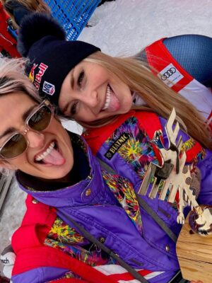 Lindsey Vonn Instagram - Well… I’ve had the red leader bib from the first race of the season until now, but in all likelihood tomorrow will be my last day as #1. At the beginning of the season no one would have ever believed I would be even close to this position. And I bet people would have laughed if it was even suggested. But winning the title was my goal… and I came painfully close to achieving it. 

I’m not one to talk about things I’ve achieved but in this instance I feel I need to, maybe more to remind myself than anything else… 

I was on the podium of every single downhill race, including 2 wins. I clawed my way back to #1 in the world after being retired for 6 years with a partial knee replacement and that alone was an incredible achievement I won’t ever forget. Even though in a few days no one will remember that I almost won the season title, I will remember. I didn’t want to win the title to prove anything to anyone. I did it because I knew I could. I just wish I had a chance to fight until the end to try and get it… 

However, as I sit here I have to reflect and wonder; why does a title mean so much to me? Why am I crying over a crystal trophy?

It’s because skiing has always been the thing I love to do most in this world. It has always brought me incredible joy, especially this season. But what I am realizing is that not having one more title doesn’t make this season less extraordinary. It doesn’t take away the joy I had standing in the starting gate or crossing the finish line and seeing #1 next to my name. It doesn’t take away from the incredible time I had with my team and teammates. Singing and dancing with fans and kids in the stadium. Those memories aren’t washed away because of a title. My tears just mean I care. I always have. That’s why I work so hard. Skiing is my passion. Whether I’ll ever be able to do it again is yet to be seen. But at least I have the memories, with or without a title, I feel privileged to have had this adventure.

Wherever this path leads I will find my way. I always do. Skiing is what I love to do but it’s not who I am. There are so many reasons to be happy. So much to be thankful for🙏🏻

Thank you all for coming on this journey with me❤️