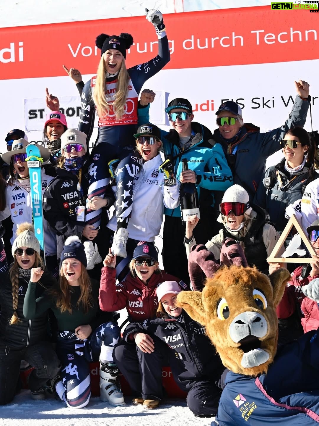Lindsey Vonn - 184.2K Likes - Well… I’ve had the red leader bib from the first race of the season until now, but in all likelihood tomorrow will be my last day as #1. At the beginning of the season no one would have ever believed I would be even close to this position. And I bet people would have laughed if it was even suggested. But winning the title was my goal… and I came painfully close to achieving it. 

I’m not one to talk about things I’ve achieved but in this instance I feel I need to, maybe more to remind myself than anything else… 

I was on the podium of every single downhill race, including 2 wins. I clawed my way back to #1 in the world after being retired for 6 years with a partial knee replacement and that alone was an incredible achievement I won’t ever forget. Even though in a few days no one will remember that I almost won the season title, I will remember. I didn’t want to win the title to prove anything to anyone. I did it because I knew I could. I just wish I had a chance to fight until the end to try and get it… 

However, as I sit here I have to reflect and wonder; why does a title mean so much to me? Why am I crying over a crystal trophy?

It’s because skiing has always been the thing I love to do most in this world. It has always brought me incredible joy, especially this season. But what I am realizing is that not having one more title doesn’t make this season less extraordinary. It doesn’t take away the joy I had standing in the starting gate or crossing the finish line and seeing #1 next to my name. It doesn’t take away from the incredible time I had with my team and teammates. Singing and dancing with fans and kids in the stadium. Those memories aren’t washed away because of a title. My tears just mean I care. I always have. That’s why I work so hard. Skiing is my passion. Whether I’ll ever be able to do it again is yet to be seen. But at least I have the memories, with or without a title, I feel privileged to have had this adventure.

Wherever this path leads I will find my way. I always do. Skiing is what I love to do but it’s not who I am. There are so many reasons to be happy. So much to be thankful for🙏🏻

Thank you all for coming on this journey with me❤️