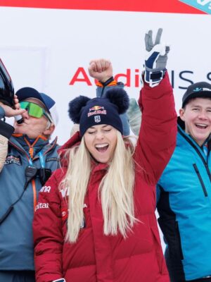 Lindsey Vonn Instagram - Well… I’ve had the red leader bib from the first race of the season until now, but in all likelihood tomorrow will be my last day as #1. At the beginning of the season no one would have ever believed I would be even close to this position. And I bet people would have laughed if it was even suggested. But winning the title was my goal… and I came painfully close to achieving it. 

I’m not one to talk about things I’ve achieved but in this instance I feel I need to, maybe more to remind myself than anything else… 

I was on the podium of every single downhill race, including 2 wins. I clawed my way back to #1 in the world after being retired for 6 years with a partial knee replacement and that alone was an incredible achievement I won’t ever forget. Even though in a few days no one will remember that I almost won the season title, I will remember. I didn’t want to win the title to prove anything to anyone. I did it because I knew I could. I just wish I had a chance to fight until the end to try and get it… 

However, as I sit here I have to reflect and wonder; why does a title mean so much to me? Why am I crying over a crystal trophy?

It’s because skiing has always been the thing I love to do most in this world. It has always brought me incredible joy, especially this season. But what I am realizing is that not having one more title doesn’t make this season less extraordinary. It doesn’t take away the joy I had standing in the starting gate or crossing the finish line and seeing #1 next to my name. It doesn’t take away from the incredible time I had with my team and teammates. Singing and dancing with fans and kids in the stadium. Those memories aren’t washed away because of a title. My tears just mean I care. I always have. That’s why I work so hard. Skiing is my passion. Whether I’ll ever be able to do it again is yet to be seen. But at least I have the memories, with or without a title, I feel privileged to have had this adventure.

Wherever this path leads I will find my way. I always do. Skiing is what I love to do but it’s not who I am. There are so many reasons to be happy. So much to be thankful for🙏🏻

Thank you all for coming on this journey with me❤️