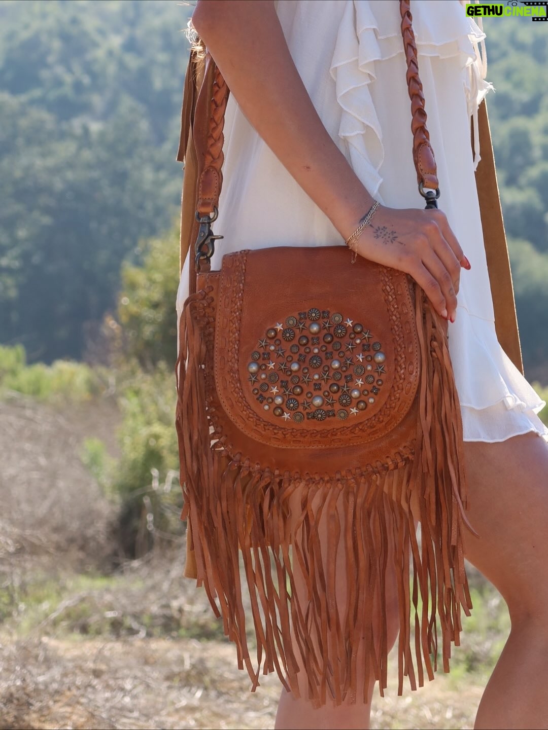 Linzy Luu - 5.9K Likes - Cowgirl at heart 🤎 Boots that wander and a fringe bag that keeps up with me — @myrabag ໋𐚁 ⋆ ℧