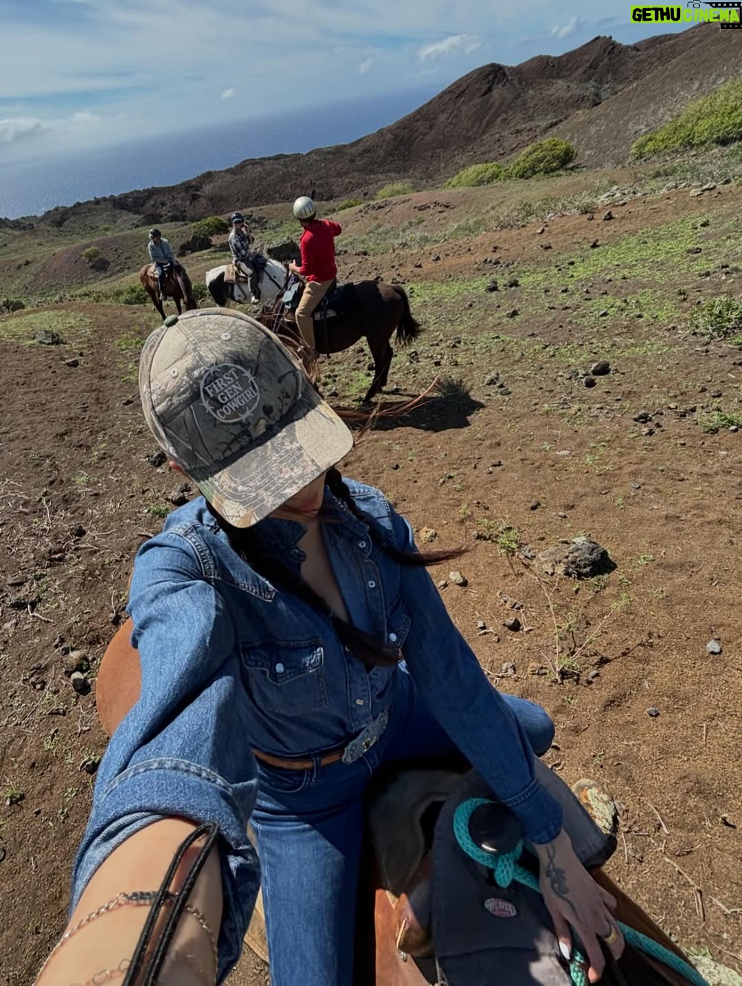 Linzy Luu - 3 Likes - glimpses of a week spent at the most magical place on earth @triplelranchmaui @spirithorsecollective 🥹🤎 @wrangler