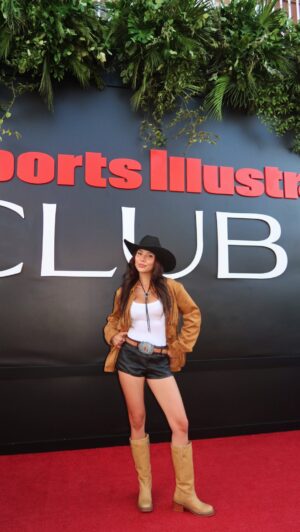 Linzy Luu Instagram - 🏁 F1 Race Weekend with @thefryecompany & @sportsillustrated 🏎️❤️ from the photo booth at Club SI to the tracks watching Kygo — these boots carried me through it all in style and comfort 👢 @si_experiences @authenticlive 

#partner
