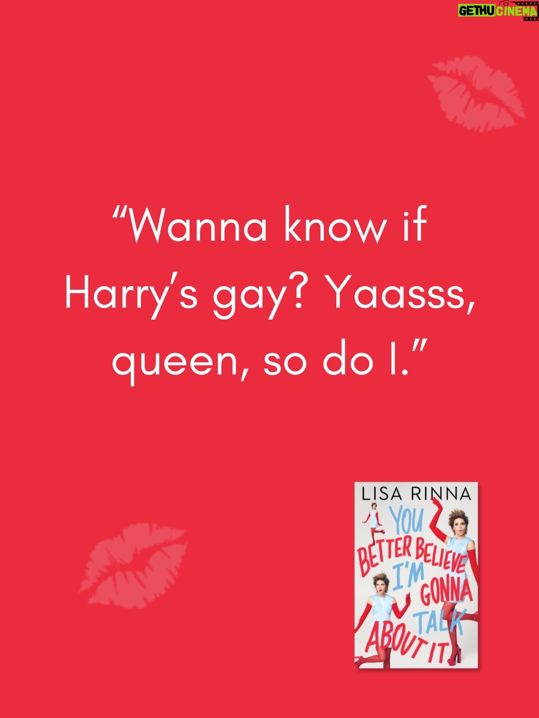 Lisa Rinna - 52.9K Likes - My memoire is officially OUT TODAY 💋 
You Better Believe I’m Gonna Talk About It is officially yours and yes… I spill ALL the tea. I can’t wait to hear what you guys think! 

And YES, I recorded my own audiobook. You’re welcome. Link in bio to order. 
Let’s talk about it.