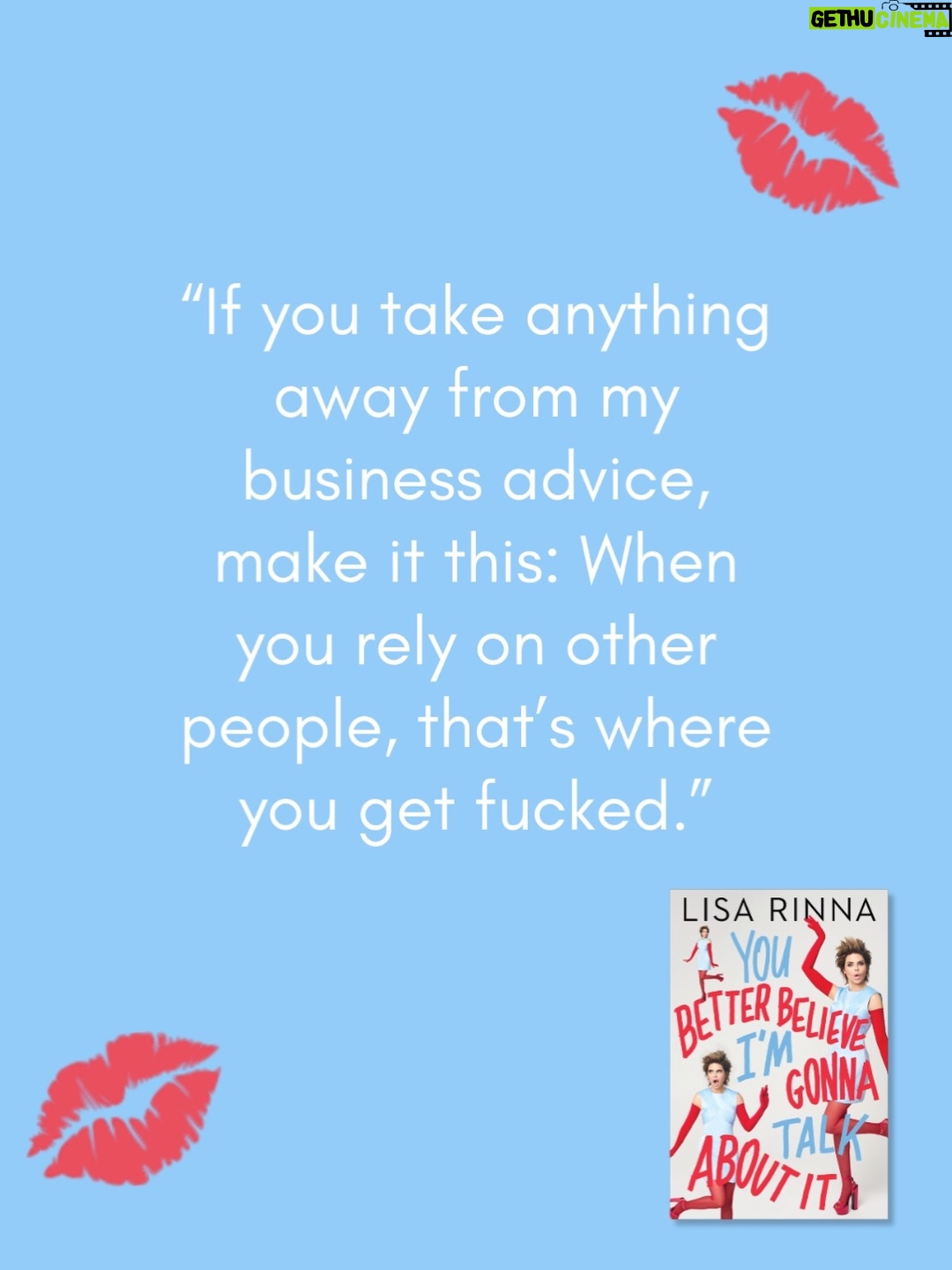 Lisa Rinna - 52.9K Likes - My memoire is officially OUT TODAY 💋 
You Better Believe I’m Gonna Talk About It is officially yours and yes… I spill ALL the tea. I can’t wait to hear what you guys think! 

And YES, I recorded my own audiobook. You’re welcome. Link in bio to order. 
Let’s talk about it.