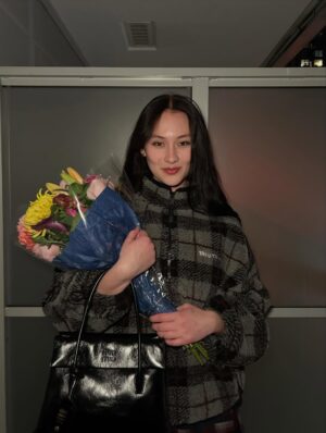 Lola Tung Instagram - day & night with @miumiu #ad #MiuMiu #MiuMiuHoliday 💐🎀