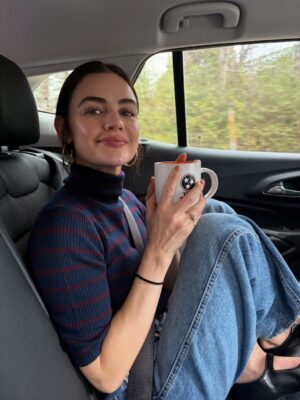 Lucy Hale Instagram - merry merry. Happy holidays everyone ! 🕯️♥️
