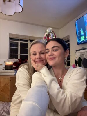 Lucy Hale Instagram - merry merry. Happy holidays everyone ! 🕯️♥️