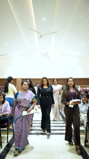 Maalica Ravikumar Instagram - Thank you Stella Maris College @stellamariscollegeofficial - Women Empowerment Club for having me at Campus CEO – Women’s Business Summit 2026.
Always inspiring to engage with young women who are ready to lead, build, and shape the future of business. 💫