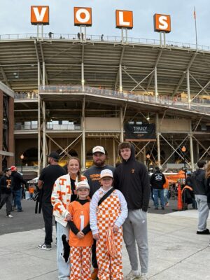 Maci Bookout Instagram - Our #Vols didn’t win, but we’re always #VFL and we had an absolute blast at Neyland cheering for our team! @vol_football 🧡💯

@sartinmarshall thanks for hosting us, core memories locked in! 🥹🧡

Also want to shout out the @ou_football fans, they were a classy bunch and I hope the #neylandstadium experience treated you well! 🫶🏻