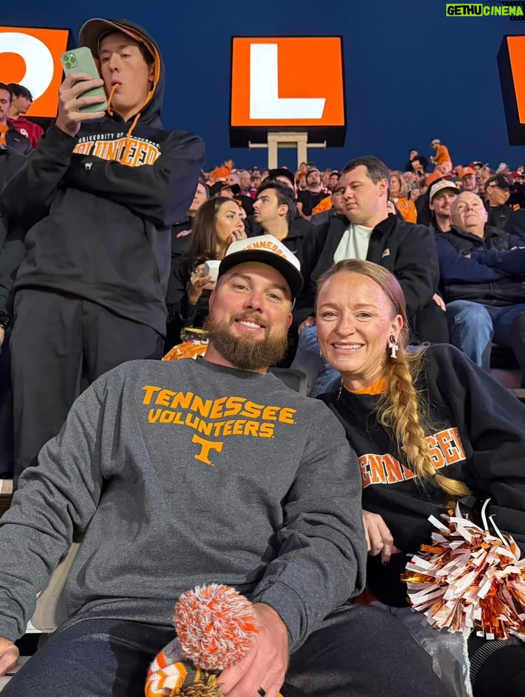 Maci Bookout - 33.1K Likes - Our #Vols didn’t win, but we’re always #VFL and we had an absolute blast at Neyland cheering for our team! @vol_football 🧡💯

@sartinmarshall thanks for hosting us, core memories locked in! 🥹🧡

Also want to shout out the @ou_football fans, they were a classy bunch and I hope the #neylandstadium experience treated you well! 🫶🏻