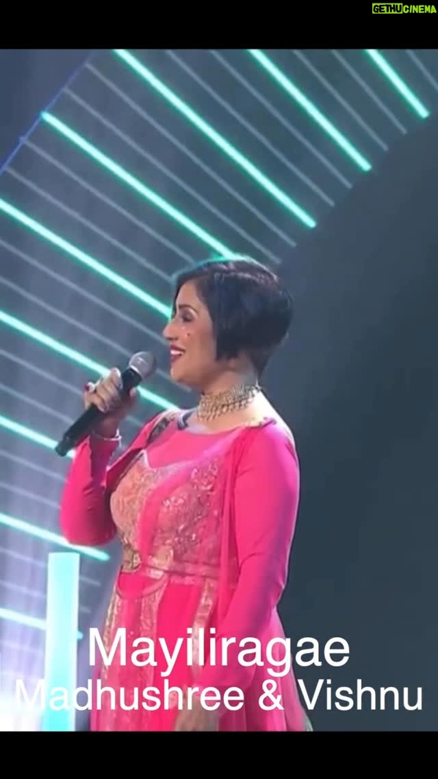 Madhushree - 47.8K Likes - When I was recording this song , never thought it will be a huge hit . #mayilirage  #anbeaaruyirae #surya #tamil #arrahman #nareshiyer #music #song #singer #singing #lyrics #film #artist #insta #facebook #vishnu, performing in #Singapore with talented #vishnu